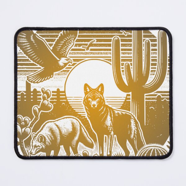 Item preview, Vintage Western Desert Sunset – Cowboy Aesthetic Design designed and sold by Sinister prints.