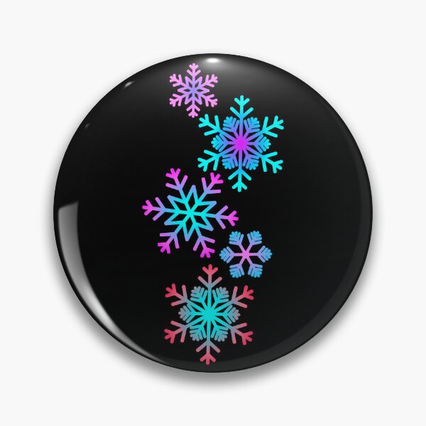Item preview, One-side Colorful Fantasy Dancing Snowflakes 2 Shapes Mania designed and sold by Shapes-Mania.