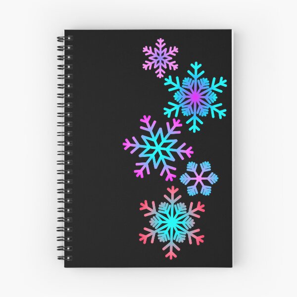 Item preview, One-side Colorful Fantasy Dancing Snowflakes 2 Shapes Mania designed and sold by Shapes-Mania.