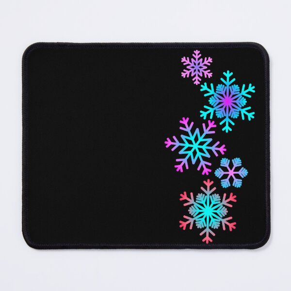 Item preview, One-side Colorful Fantasy Dancing Snowflakes 2 Shapes Mania designed and sold by Shapes-Mania.