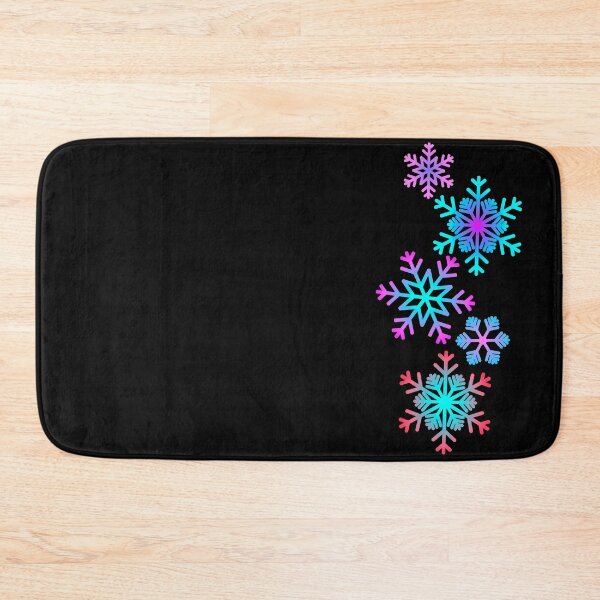 Item preview, One-side Colorful Fantasy Dancing Snowflakes 2 Shapes Mania designed and sold by Shapes-Mania.