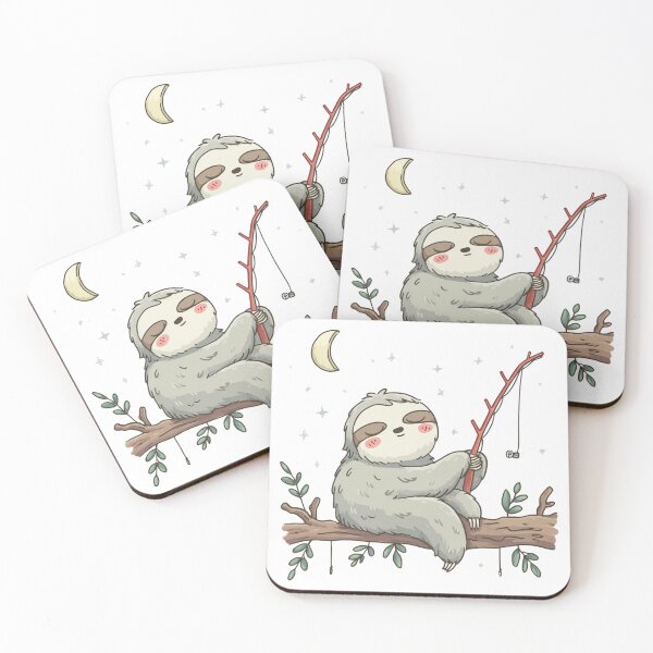 Item preview, Sloth Fishing designed and sold by NicolasGlowArt.