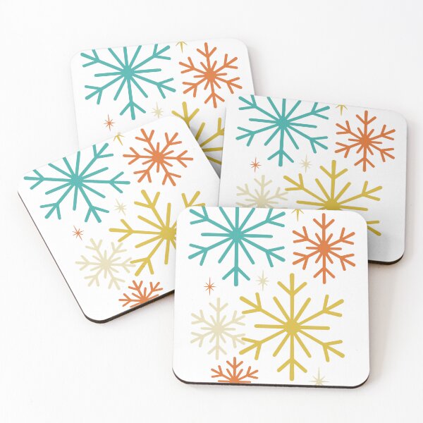 Item preview, Retro Snowflake Cluster – Vintage Mid Century Modern Christmas Graphic designed and sold by FluffyCreative.