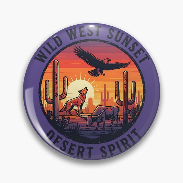 Item preview, Wild West Sunset – Desert Spirit Western designed and sold by Sinister prints.