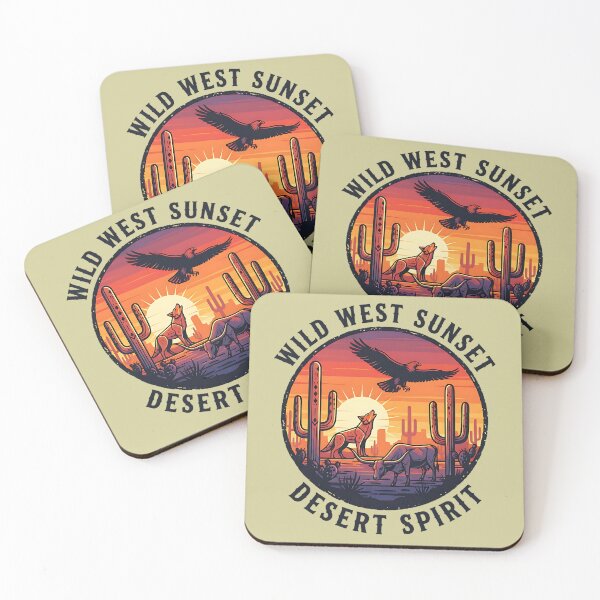 Item preview, Wild West Sunset – Desert Spirit Western designed and sold by Sinister prints.