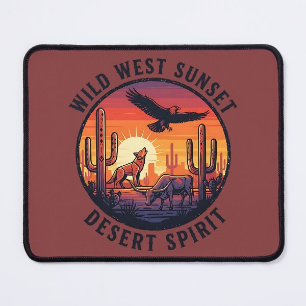 Item preview, Wild West Sunset – Desert Spirit Western designed and sold by Sinister prints.