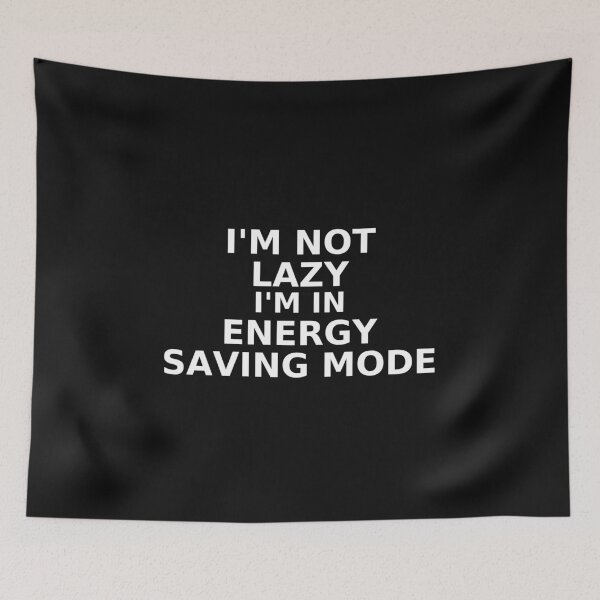 Item preview, Sleepy Vibes Only - Energy Saving Meme Design designed and sold by VBN-PrintStorm.