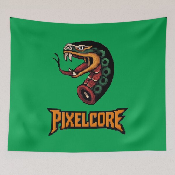 Item preview, Snake Head Pixel Art {PIXELCORE} designed and sold by PIXELCORE-TEE.