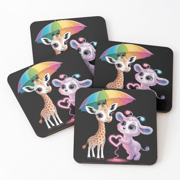 Item preview, Gentle Companions Under the Rainbow  designed and sold by Firas Aljazzar.