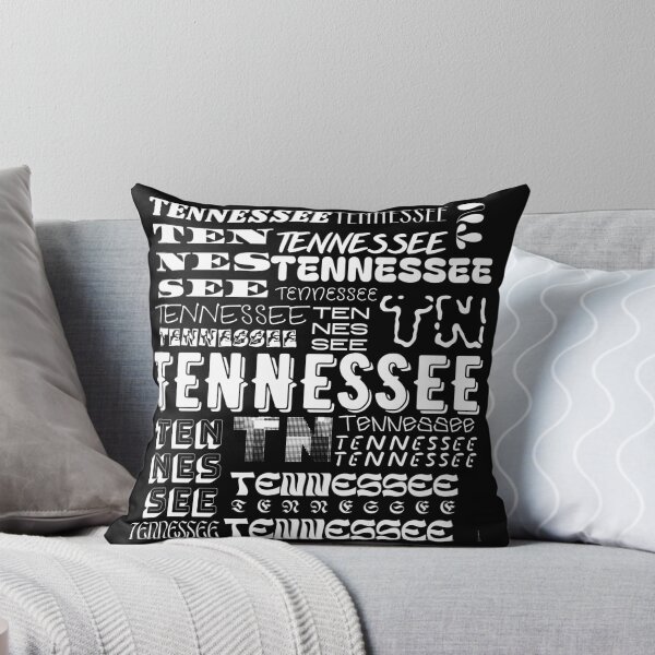 Item preview, Black and white Tennessee print  designed and sold by Ranydrawings.