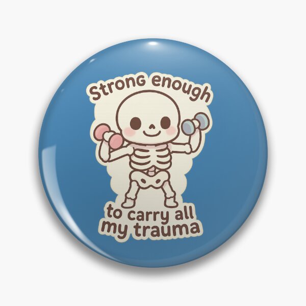 Item preview, Kawaii Skeleton Gym Sticker | Funny Halloween Workout Trauma Chibi Bones designed and sold by dailyprintables.