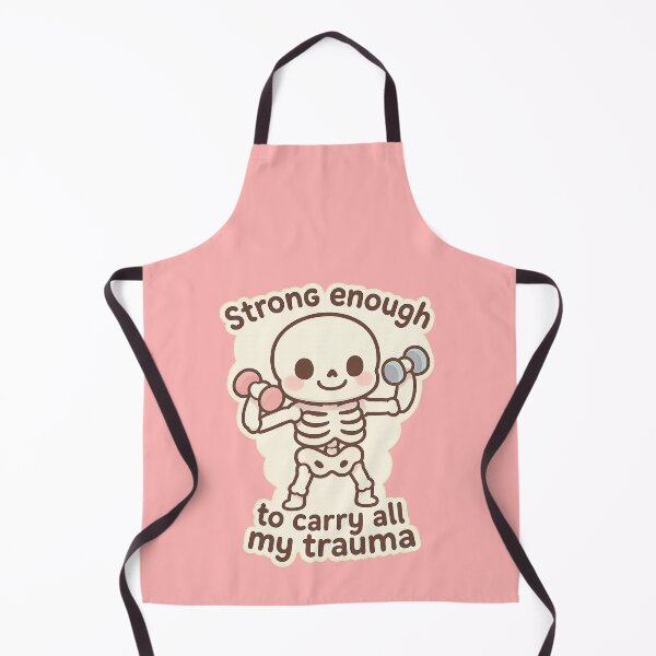 Item preview, Kawaii Skeleton Gym Sticker | Funny Halloween Workout Trauma Chibi Bones designed and sold by dailyprintables.