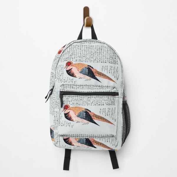 Item preview, 19th Century Japanese School Ukioy-e Pheasant and Manuscript designed and sold by Pixelchicken.