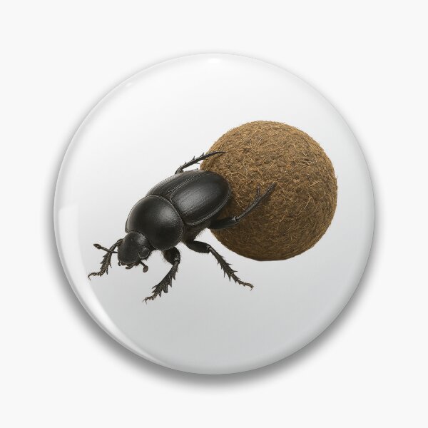 Item preview, Roll With It – Dung Beetle Graphic Tee designed and sold by TheDisloyalists.