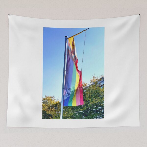 Item preview, Torn Rainbow Flag | Dystopian Progress Pride Relic | Ruined Statement designed and sold by Ascooepics.