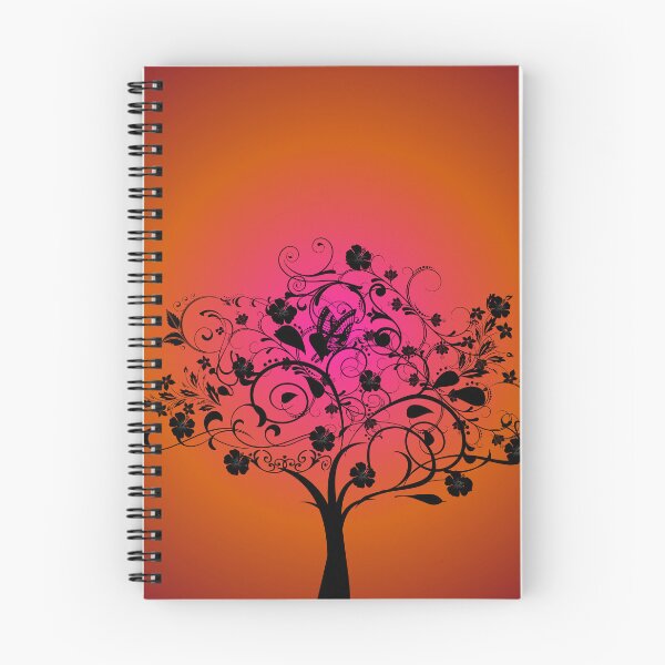Item preview, Orange Floral Aura Tree designed and sold by heavenMadeee.