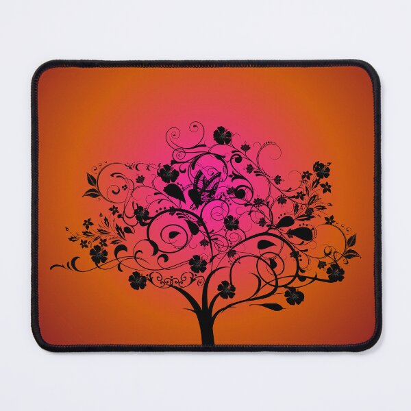 Item preview, Orange Floral Aura Tree designed and sold by heavenMadeee.