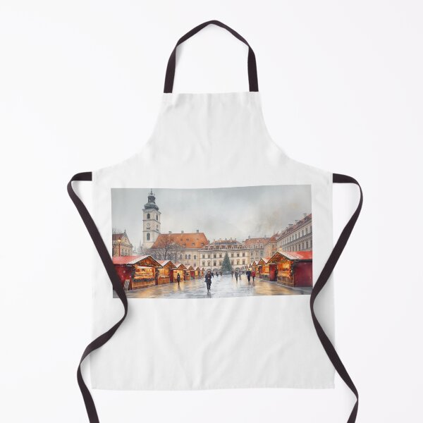 Item preview, Christmas market in Bratislava with snow designed and sold by StormArte.