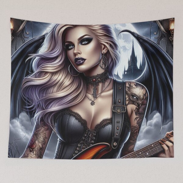 Item preview, Gothic Rock Goddess designed and sold by JrSkDesign ✅ .