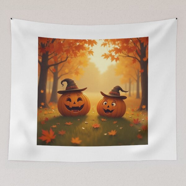 Item preview, Kid Pumpkins in the Forest designed and sold by MariaTheExpert.