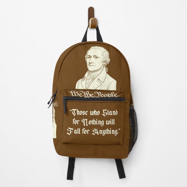 Item preview, We the People - Alexander Hamiliton Stand for Nothing Quote designed and sold by CRHPOD20.