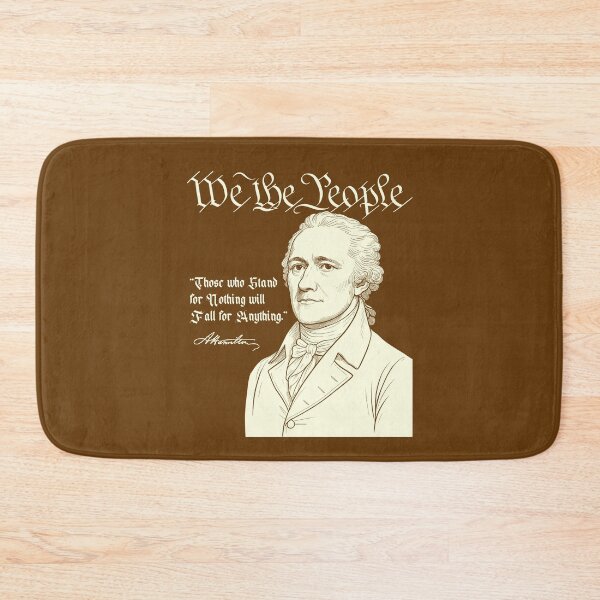 Item preview, We the People - Alexander Hamiliton Stand for Nothing Quote designed and sold by CRHPOD20.