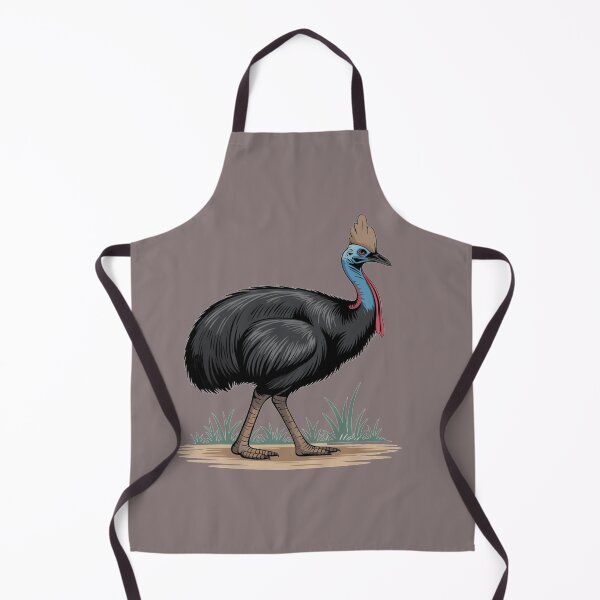 Item preview, Cassowary Bird Illustration – Exotic Flightless Bird Vector Art designed and sold by Royalsticker.