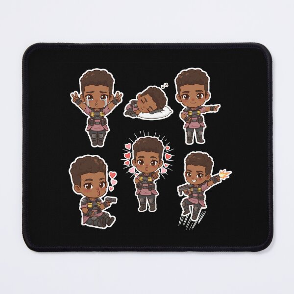 Item preview, Apex Legends Bangalore Chibi Sticker Set - Cute Emotes designed and sold by ptMaker.