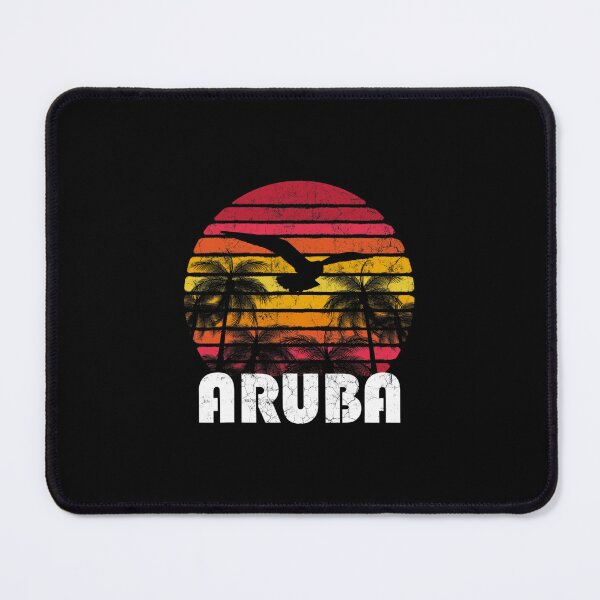 Item preview, Aruba 	 Beach Vintage Retro Sunset Home Pride 	 	 		 designed and sold by roinerwamouk.