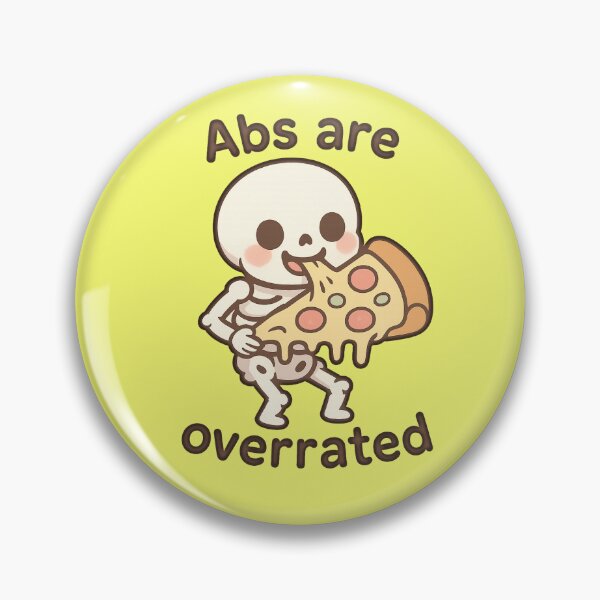 Item preview, Kawaii Skeleton Pizza Sticker | Cute Funny Halloween Food Lover Chibi Bones designed and sold by dailyprintables.