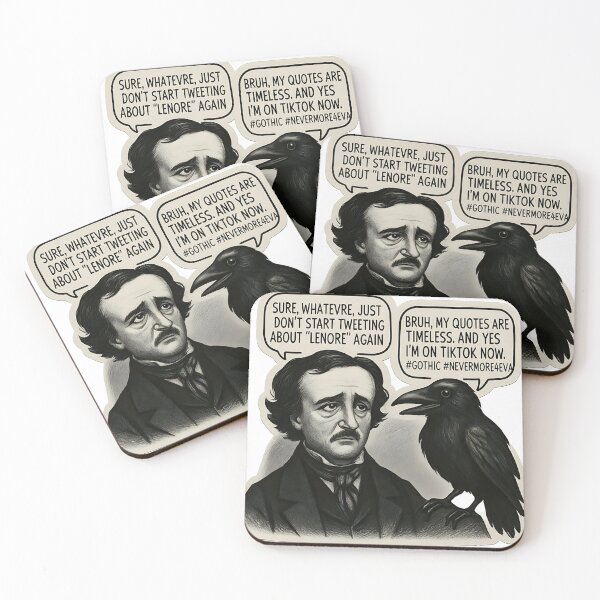Item preview, Raven Roasts Poe: TikTok Edition designed and sold by Nevermore & Co..