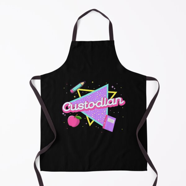 Item preview, Cute Custodian Retro 80's 90's Style Custodian 1 designed and sold by kriwolnkweguq.