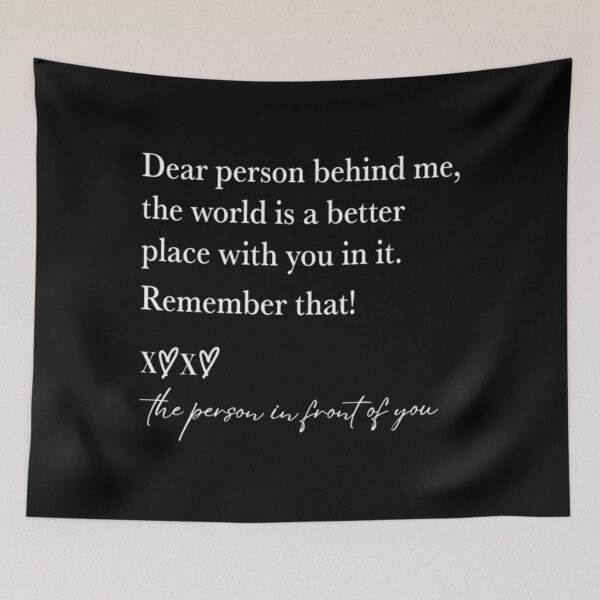 Item preview, Dear Person Behind Me The World Is A Better Place With You Pullover 	1	 designed and sold by foqqcjamn57.