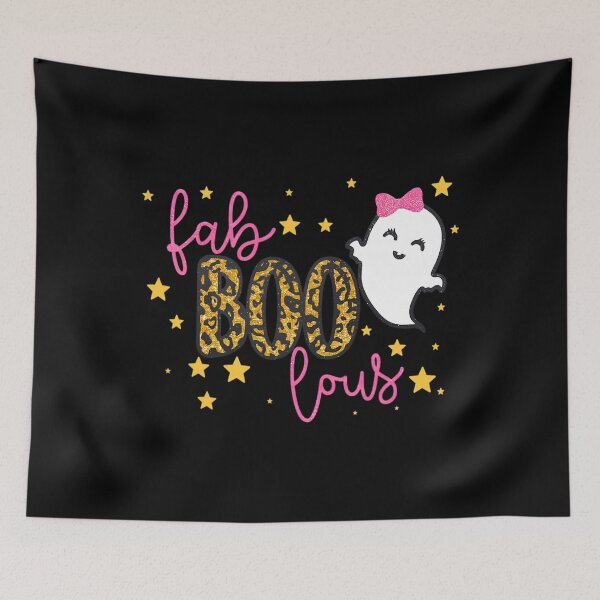 Item preview, Funny Cute Boo Ghost Halloween Fab-Boo Lous Leopard 	1	 designed and sold by gzjnpbez55.