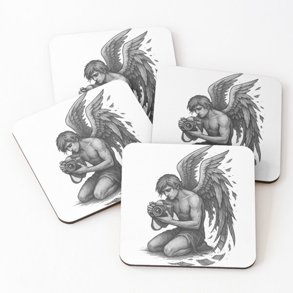 Item preview, a photographer represented as a fallen angel designed and sold by TheG7Store.