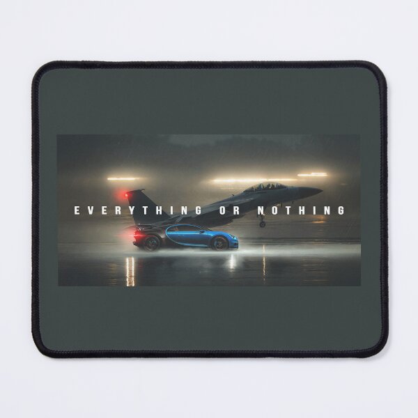 Item preview, Everything or Nothing – Supercar and Jet Motivational Artwork designed and sold by SuccessHunters.