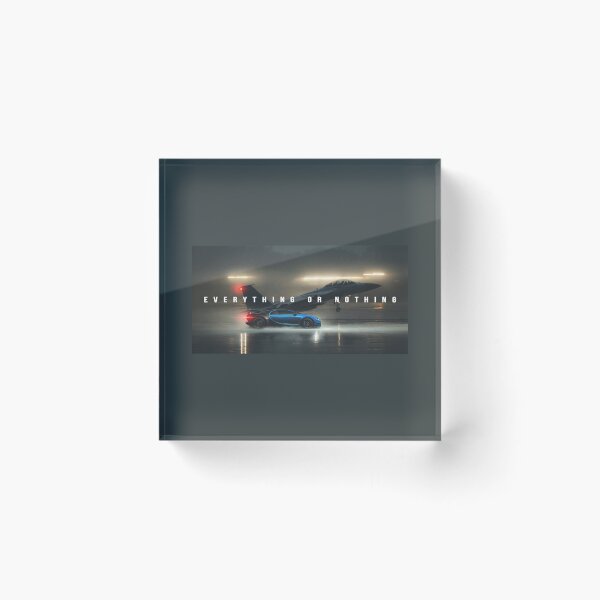 Item preview, Everything or Nothing – Supercar and Jet Motivational Artwork designed and sold by SuccessHunters.