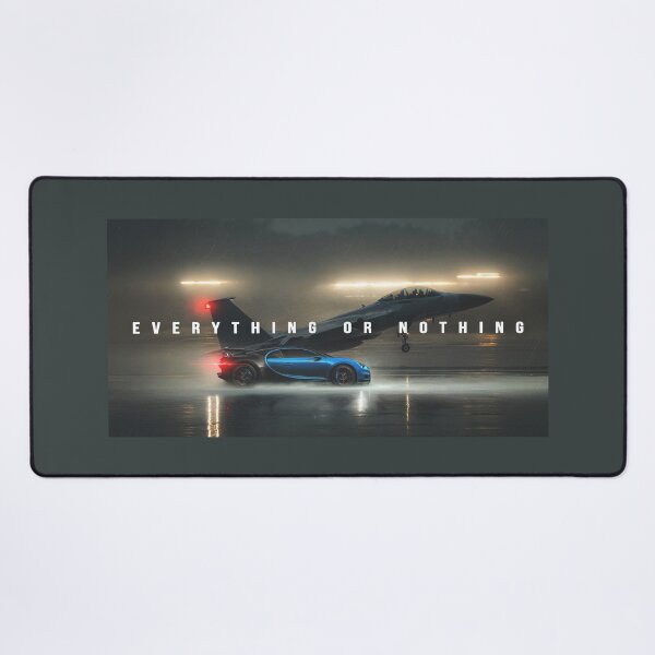 Item preview, Everything or Nothing – Supercar and Jet Motivational Artwork designed and sold by SuccessHunters.