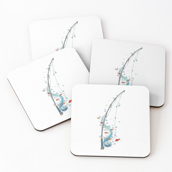 Item preview, Fishing Rod | Sticker designed and sold by NicolasGlowArt.