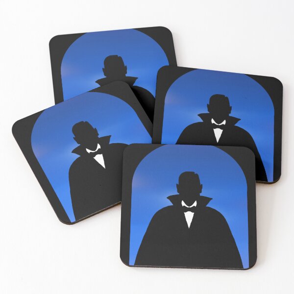 Artikelvorschau, Dracula-Silhouette blau entworfen und verkauft von trudolphi.