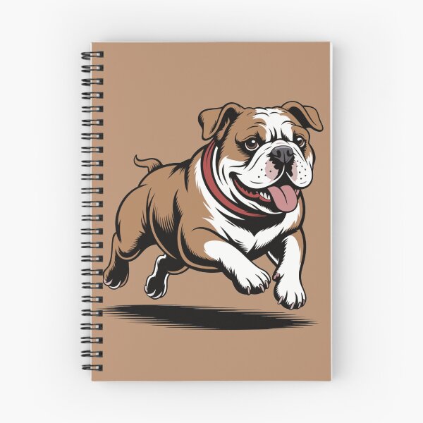 Item preview, Playful Bulldog Illustration – Cartoon Style Running Dog Vector designed and sold by Royalsticker.