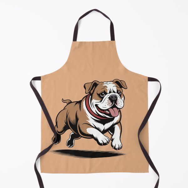 Item preview, Playful Bulldog Illustration – Cartoon Style Running Dog Vector designed and sold by Royalsticker.