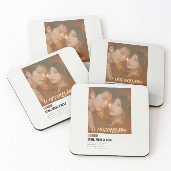 Item preview, Genie, Make a Wish Kdrama Poster  designed and sold by Weird Unicorn.