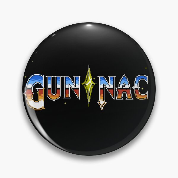 Item preview, Gun Nac Retro Game Title Screen Art designed and sold by Retr0Tshirts.