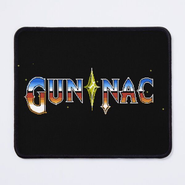 Item preview, Gun Nac Retro Game Title Screen Art designed and sold by Retr0Tshirts.
