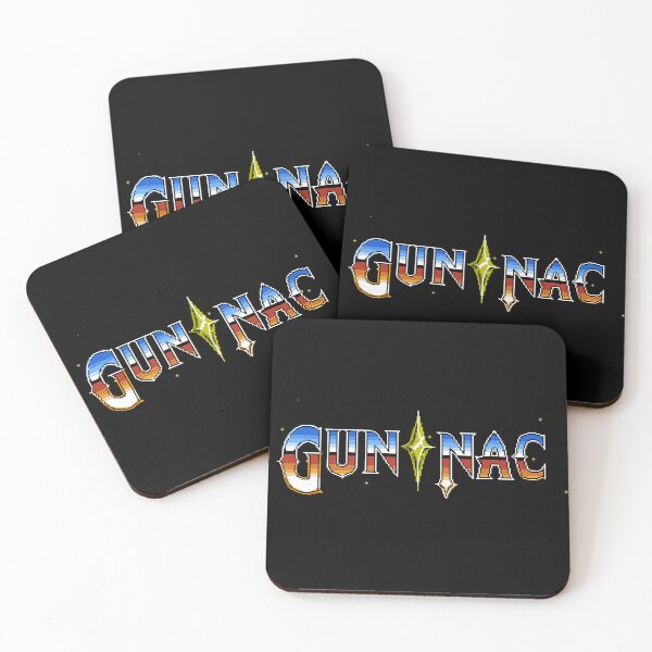 Item preview, Gun Nac Retro Game Title Screen Art designed and sold by Retr0Tshirts.