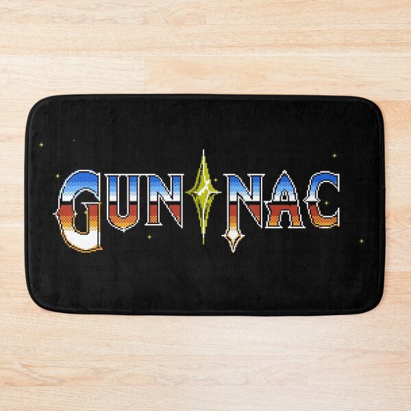 Item preview, Gun Nac Retro Game Title Screen Art designed and sold by Retr0Tshirts.