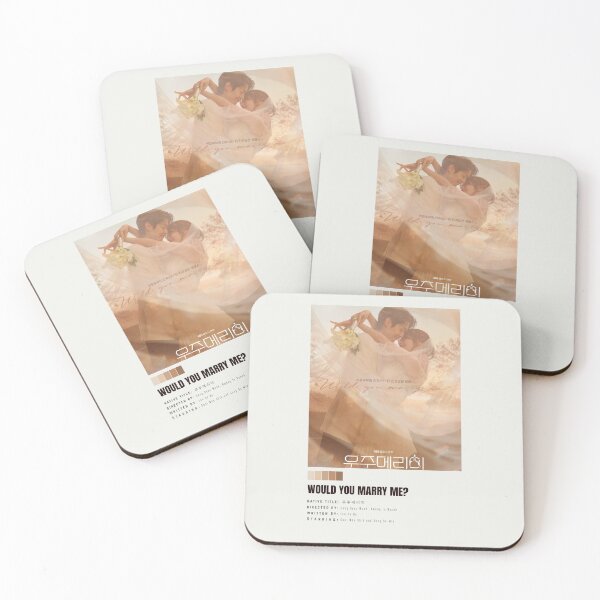Item preview, Would You Marry Me? Kdrama Poster  designed and sold by Weird Unicorn.