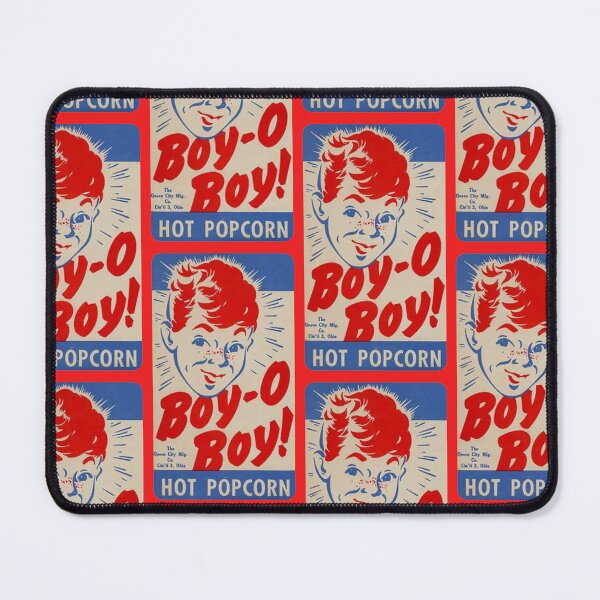 Item preview, Boy-O-Boy Vintage Popcorn Wrapper – Retro Nostalgia Design designed and sold by PIXEL POP DESIGNS - Beyond the Norm!.