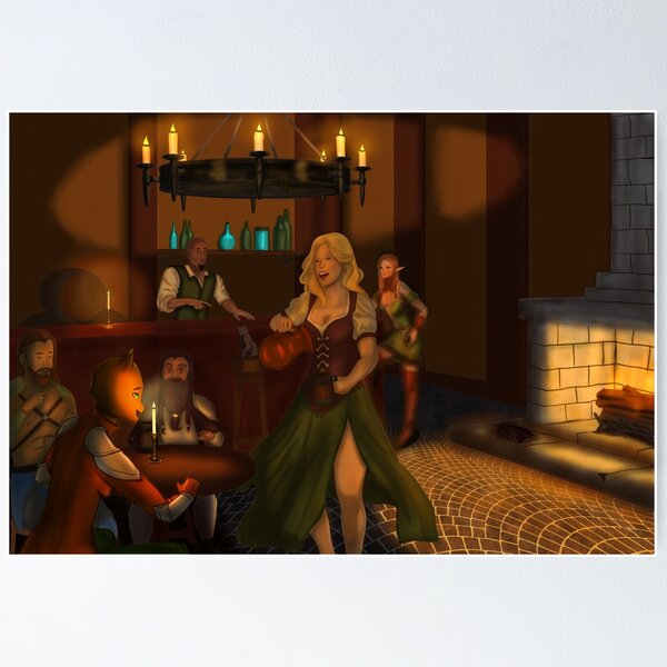 Item preview, Night at the Howling Ember designed and sold by Glacier-Designs.